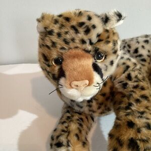 Ty “Piston” Retired &Rare 2003 Spotted Leopard Cat, satiny soft & plush, 16”Long